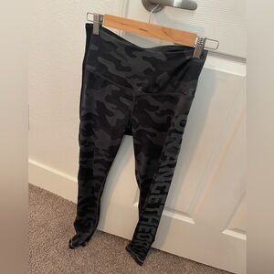 Orangetheory Black Camouflage Leggings